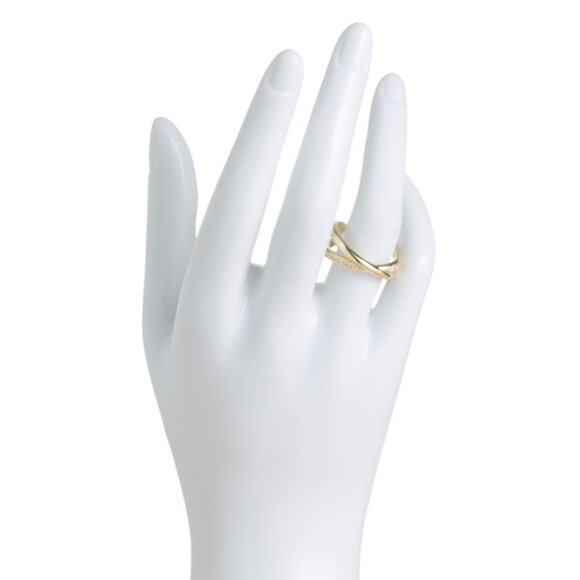 KENDRA SCOTT Gold Gold Plated Annie Infinity Crystal Ring - Picture 2 of 2